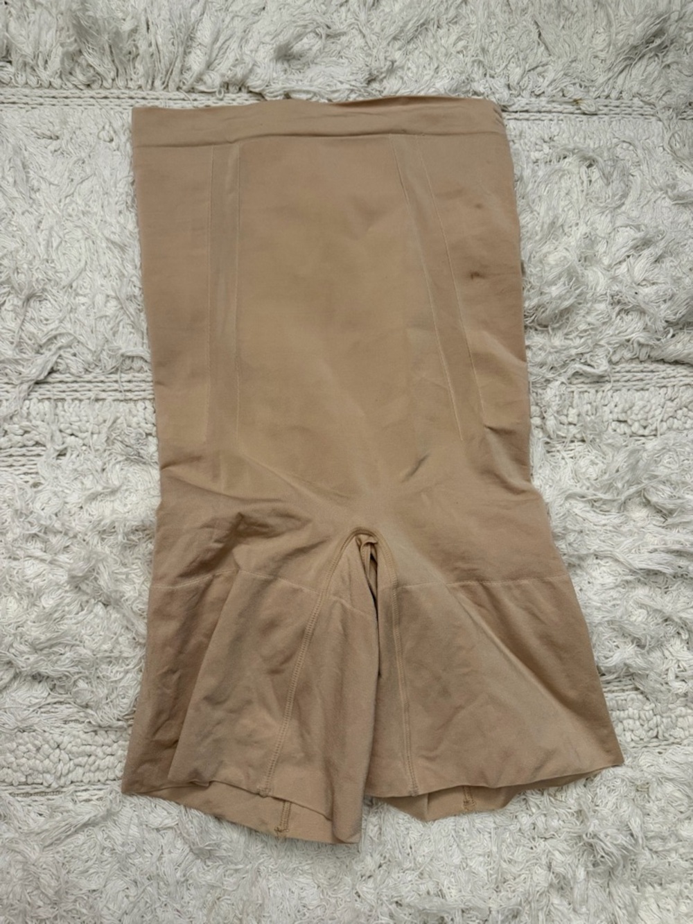 SPANX Beige Sculpting High Waist Shorts